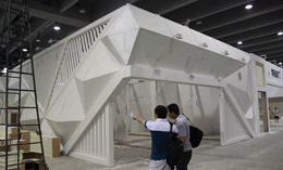 2014年7月廣州建博會搭建現(xiàn)場